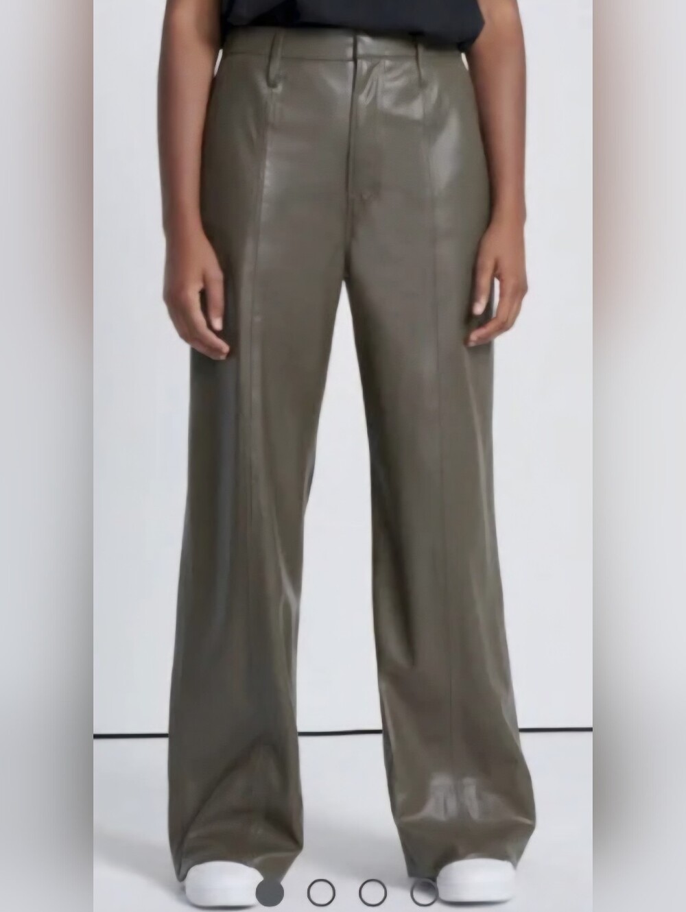 7 For All Mankind Faux Leather Easy Trouser Nwt Sz29